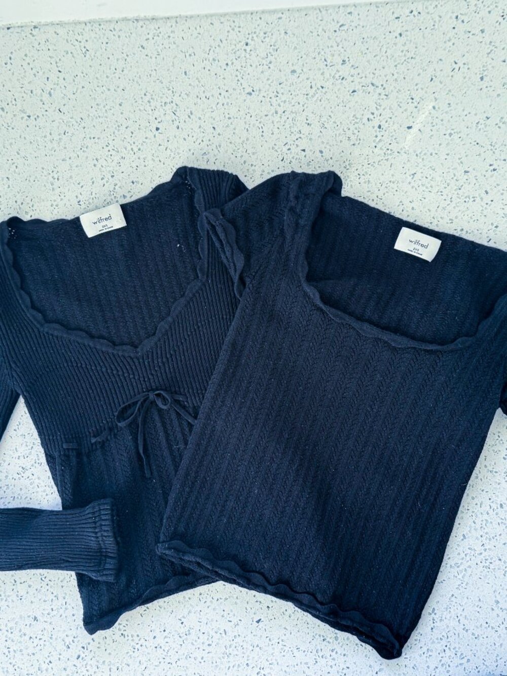 Wilfred Knit Top Bundle (XXS) | Parcel Top + Soloist Sweater Tops